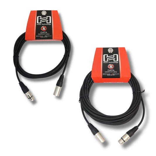 5-Pin DMX Cable (10ft/25ft) - HOSA Technology